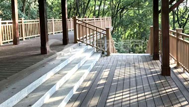 浙江江山市西山塑木棧道