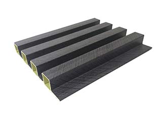 覆膜生態木格柵LBO160X23B